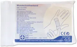 GRAMM medical Wundschnellverband  334.000.00600 , 1 Polybeutel = 8 Stück