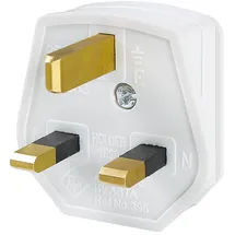 Bachmann Schutzkontaktstecker England UK weiß