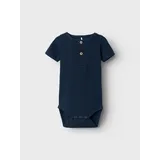 NAME IT Baby - Jungen Nbmkab Ss Body Noos, Dark Sapphire, 56 - 56