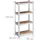 Relaxdays Schwerlastregal Stahl 120 x 60 x 30 cm braun/Silber