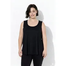 Ulla Popken T-Shirt in schwarz | Gr.: 50-52