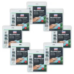 8x LIQUI MOLY 1651 Microfasertuch Poliertuch Reinigung Autowäsche Politur Glanz