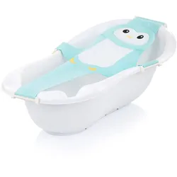 Chipolino Babywannen Netz Tiere, Badewanneneinsatz, Kunststoffbügel, ab Geburt blau