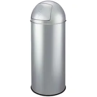 King Home Abfalleimer 50 l Silber
