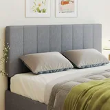 Homcom Kopfteil-160L x 10B x 106-126H cm-Grau | Gr.: onesize