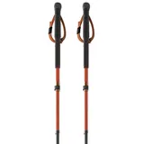 One Way Tr Carbon Vario X Stöcke - Anthracite / Orange - 110-145 cm