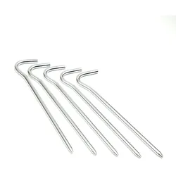 YOUCAMP Heringe "TRACK PRO" - 5er Set - Aluminium 180 x 4mm - Leichtgewicht-Zeltnagel