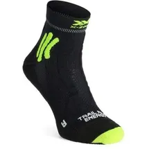 X-Socks Trail Run Energy 4.0 Laufsocken Opal Black/Effektor Green 35-38