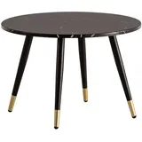 Wohnling Couchtisch Schwarz 60 x 60 x 41 cm