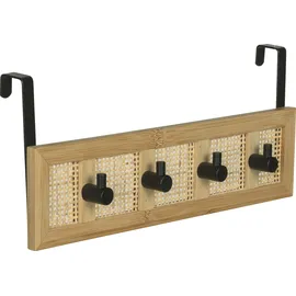 Wenko Garderobe Allegre 4 Haken Schwarz
