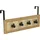 Wenko Garderobe Allegre 4 Haken Schwarz