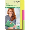 Tab Marker Notes Haftnotizen Standard farbsortiert 42 Blatt