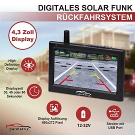 CARMATRIX Rückfahrkamera Solar 1
