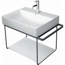 Duravit DuraSquare Metallkonsole wandhängend, zu Waschtisch 235360, schwarz matt