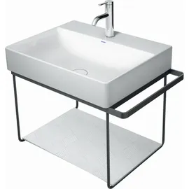 Duravit DuraSquare Metallkonsole wandhängend, zu Waschtisch 235360, schwarz matt