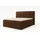 A&J MöbelLand Boxspringbett REF 140 x 200 cm H2 Braun