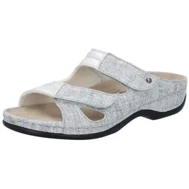 Berkemann Damen Janna Hausschuh, Washed Gray Linen, 40 EU