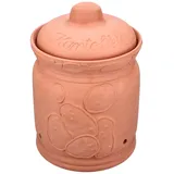 Mambocat Vorratsglas Terra Kartoffeltopf mit Deckel Ø 19,3 cm 1-tlg. Braun