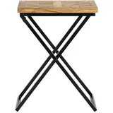 WOMO-DESIGN Beistelltisch Beino Natur Mangoholz 48 x 35 x 63 cm