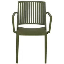 Siena Garden Urban Lights Stapelsessel 57 x 56 x 80 cm olive 10 St.