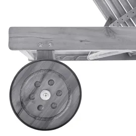 vidaXL Sonnenliege 200 x 65 x 85 cm Grau