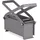 Relaxdays Papierbrikettpresse manuell 24x30x12,5 cm grau