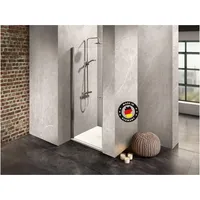 Dusbad Vital 2 Duschkabine mit Pendeltür 90 x 200 cm Gold/ESG-Glas