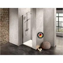 Dusbad Vital 2 Duschkabine mit Pendeltür 90 x 200 cm Gold/ESG-Glas
