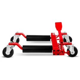 Eberth Rangierhilfe hydraulisch, 680 kg Tragkraft, für max. Reifenbreite 230 mm, min. Spannweite 345 mm, max. Spannweite 630 mm, Rangierwagenheber