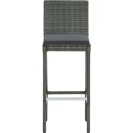 vidaXL Gartenstuhl 43,5 x 113,1 x 26,7 cm grau 4 St.