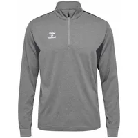 Hummel Authentic Halbreißverschluss-sweatshirt - Grey Melange - XL