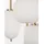Nova Luce Lato 3-flg. rund Gold/Weiß