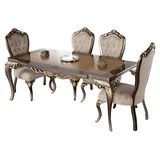 aea Esszimmertisch 100 x 83 x 100 cm grau
