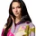 Columbia Pullover mit Halbem Reißverschluss Fuchsia / Ikatbloom XL