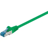 goobay CAT 6A Patchkabel, S/FTP PiMF Grün