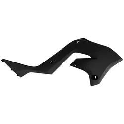 POLISPORT Schwarzer Kühler hört Kawasaki KX125/250, schwarz