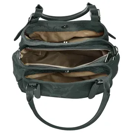 Samantha look Handtasche echt Leder, Damen, 021690 Made in Italy