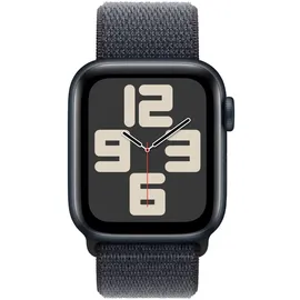 Apple Watch SE GPS + Cellular 40 mm Aluminiumgehäuse Mitternacht, Sport Loop Tinte