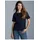TRIGEMA Damen, T-Shirt DELUXE mit Kristallsteinen", (1-tlg) blau (navy), 046) - M