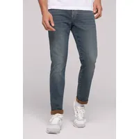 Camp David CAMP DAVID, Herren, Gr. 34, Länge 30, blau (blau braun), Material: 98% Baumwolle, 2% Elasthan, Zusatz: Enthält nichttextile Teile tierischen Ursprungs (Badge), vintage, casual, regular fit, Jeans, mit normaler Leibhöhe