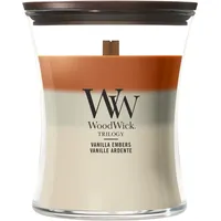 Woodwick Vanilla Embers Duftkerze 275 g beige