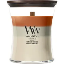 Woodwick Vanilla Embers Duftkerze 275 g beige