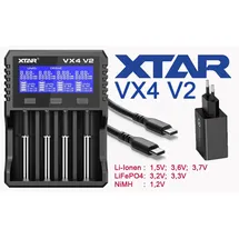XTAR VX4 Visible Mixer, universal, 4 Ladeschächte