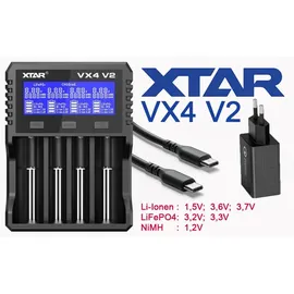 XTAR VX4 Visible Mixer, universal, 4 Ladeschächte