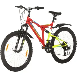 vidaXL Kindervelo, 26 Zoll Rad 49 cm Rot