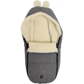 Kaiser 65322 HOODY MAUS WOOL Babyschalen Woll Fußsack (sleet grey)