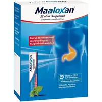 A. Nattermann & Cie. GmbH MAALOXAN Suspension bei Sodbrennen mit Magenschmerzen 20 x 10 ml