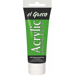 KREUL el Greco Acrylic Fluoreszierend Grün 75 ml Tube