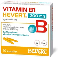 Hevert-Arzneimittel Vitamin B1 Hevert 200 mg Injektionslösung Ampullen