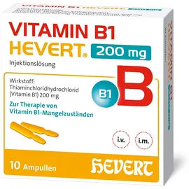 Hevert-Arzneimittel Vitamin B1 Hevert 200 mg Injektionslösung Ampullen